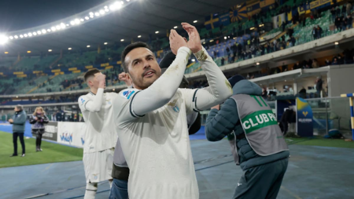 Pedro Rodríguez celebra en la Lazio 200 goles en su carrera profesional