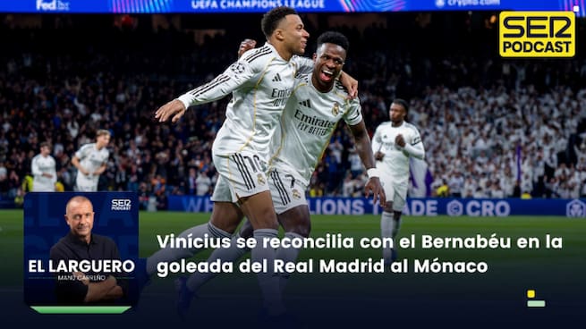 Vinícius se reconcilia con el Bernabéu en la goleada del Real Madrid al Mónaco