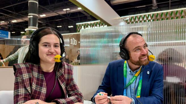 Iván Allende, alcalde Piloña, en el especial Fitur de la SER