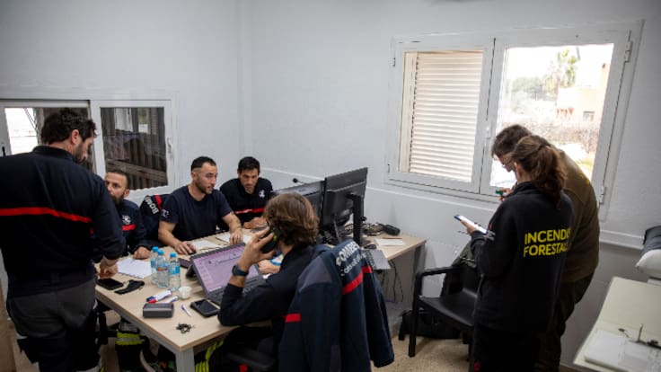 Los bomberos realizan 119 salidas debido al temporal en Ibiza