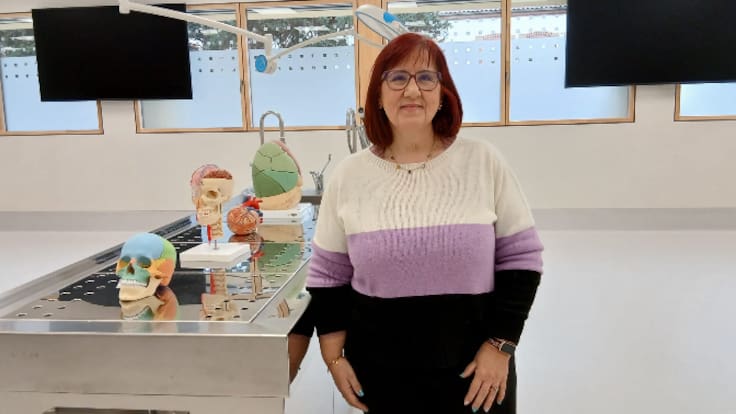 Ana Insausti, profesora de Anatomía en la UPNA