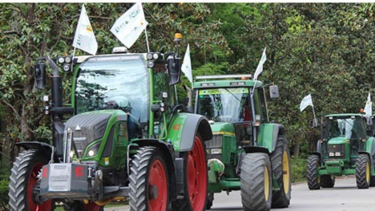 Coag Sevilla anuncia que convocarán una nueva protesta tras la suspensión de la tractorada por el temporal