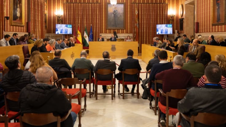 Juan Bueno: "Sevilla ya tiene presupuesto y sigue en marcha, a pesar de ustedes"