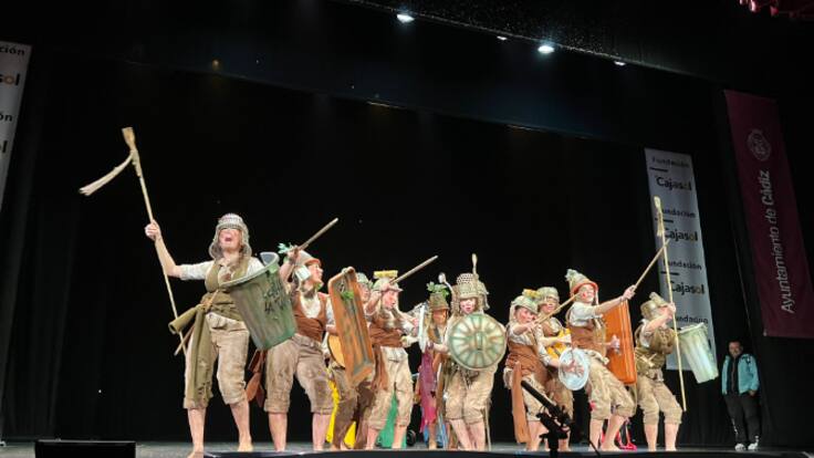 Chirigota Juvenil : Los tímidos (Al ataque con tomate) Semifinal