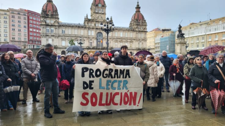 Bea Pérez, voceira dos traballadores do programa Lecer