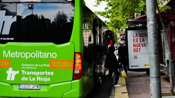 El autobús metropolitano en La Rioja logra un nuevo récord con casi 1,2 millones de viajeros en 2025