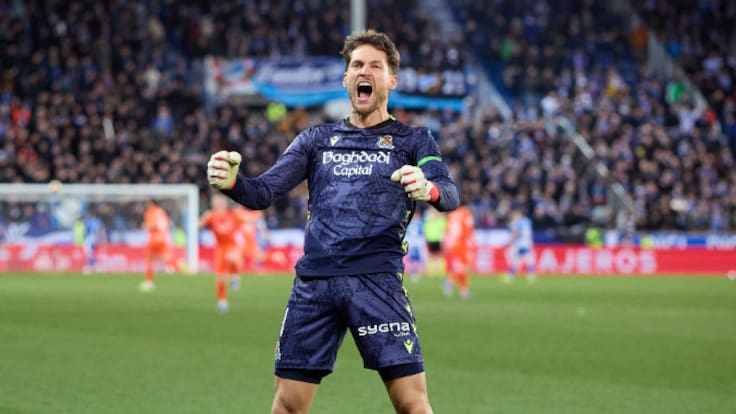 Álex Remiro reacciona en 'El Larguero' al debate de la portería en la Selección: "Los que vayan tienen que saber que todos los papeles son importantes"