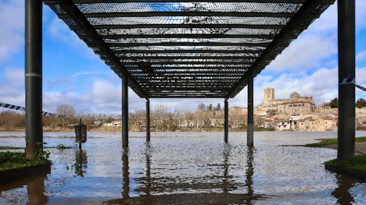 La borrasca Leonardo pasa por Zamora
