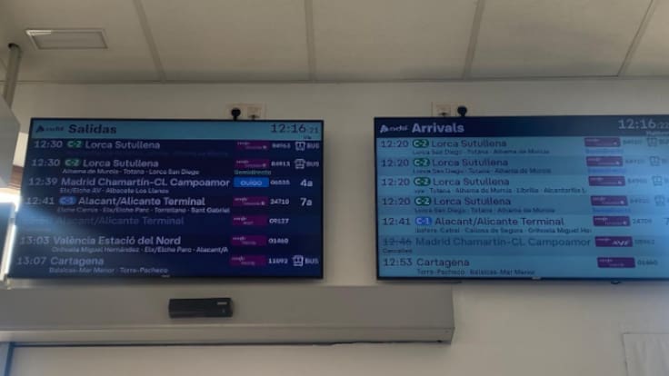 Los usuarios apoyan la huelga ferroviaria