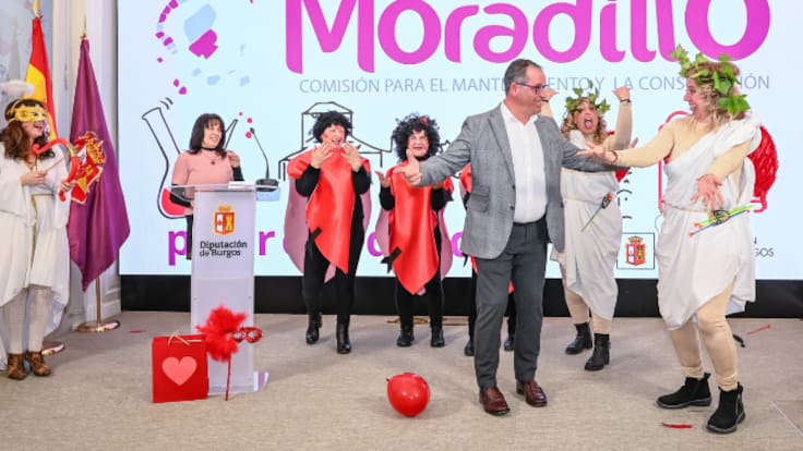 Con el alcalde de Moradillo de Roa, Javier Arroyo, avanzamos la próxima celebración de El Porrón de Citas en las bodegas de El Cotarro por San Valentín