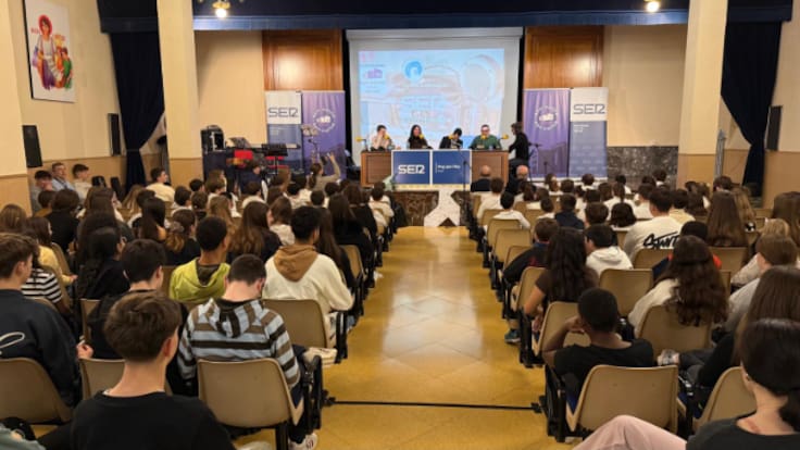 Programa Hoy por Hoy Huesca en el Colegio San Viator