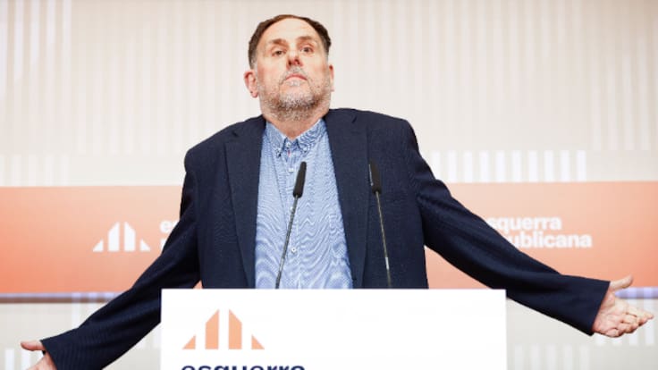 Junqueras rechaza el proyecto político de izquierdas propuesto por Rufián: "Quien da la mejor respuesta a la extrema derecha en Cataluña es ERC"