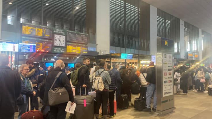 Primeros viajeros del Ave tras el accidente de Adamuz