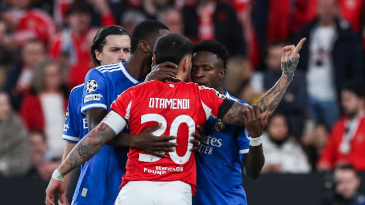 "Es repulsivo": el rapapolvo de Tomás Roncero a Otamendi tras mofarse de Vinicius Junior