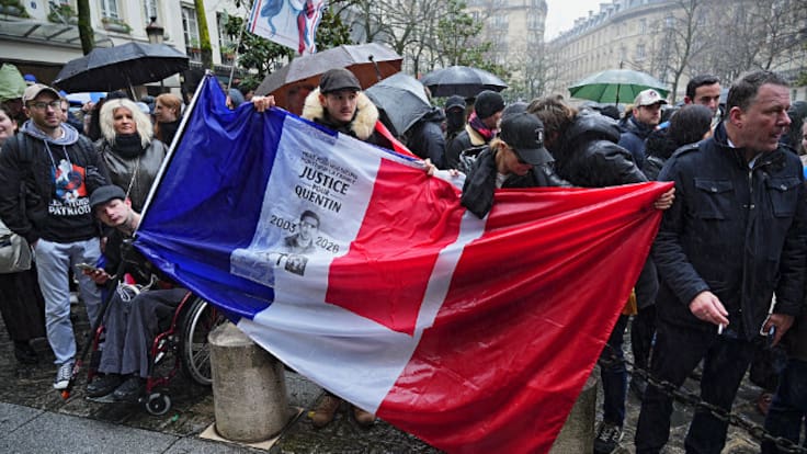 Nueve detenidos por la muerte a golpes de un militante de extrema derechas: dos de ellos, de la Francia Insumisa