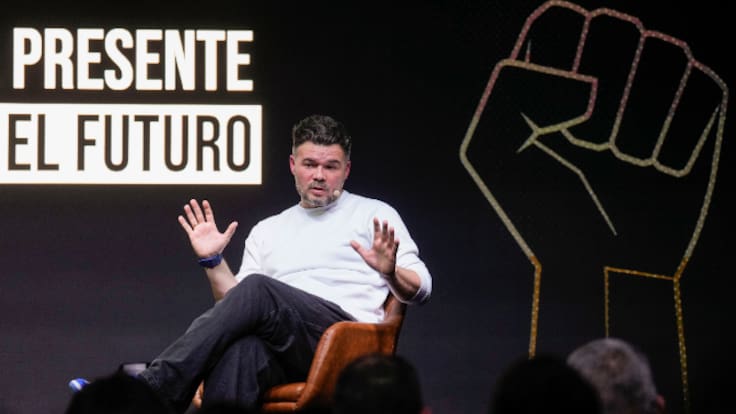 Rufián asegura que no se conforma con ilusionar a la izquierda: "Quiero ganar escaños a Vox provincia a provincia"