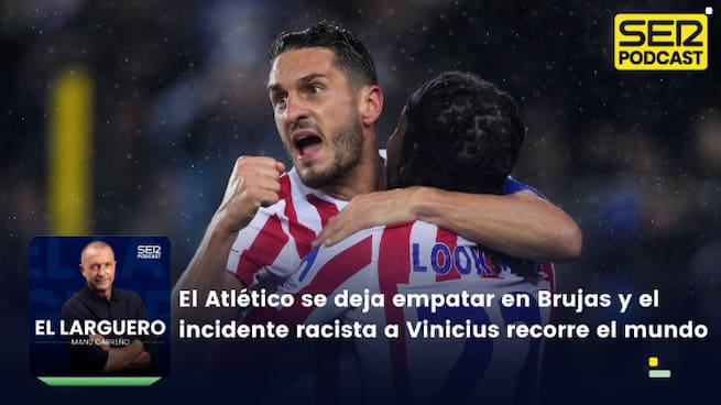 El Atlético se deja empatar en Brujas y el incidente racista a Vinicius recorre el mundo