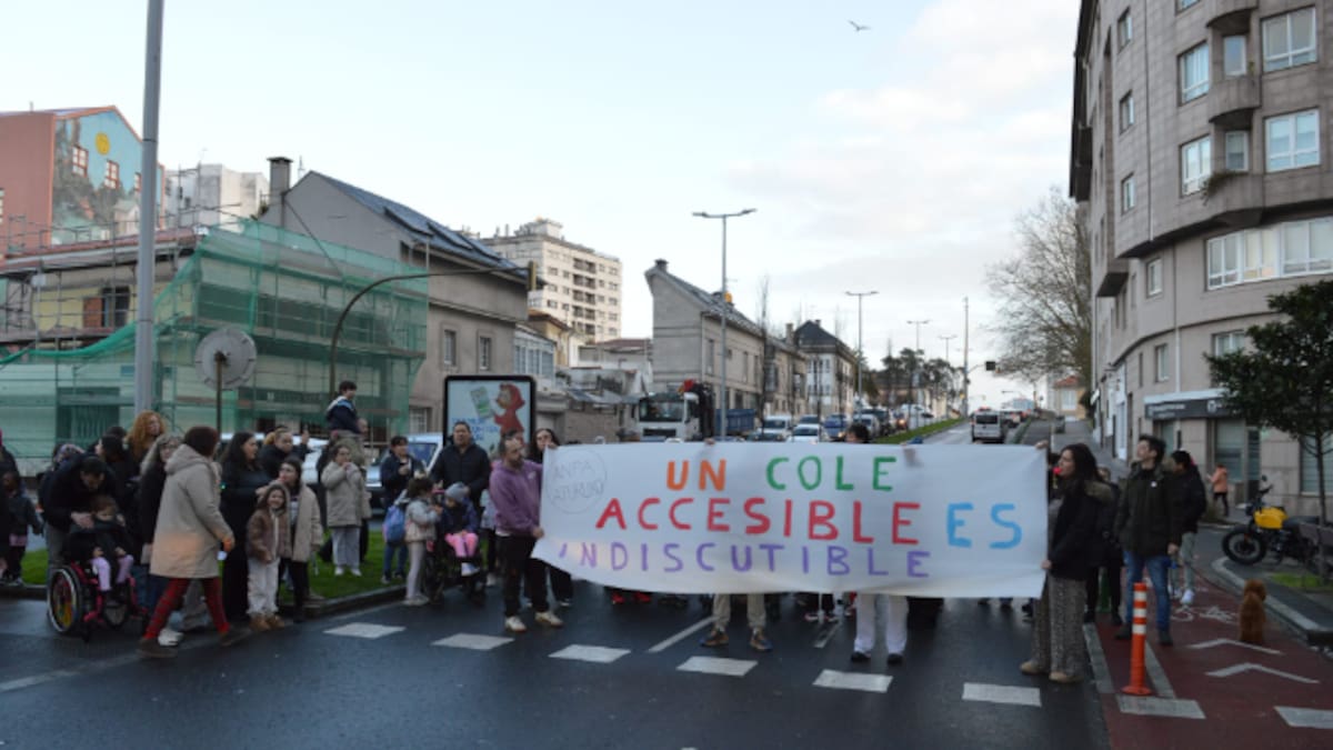 Nadia Pereyra, madre de una alumna del Rosalía de Castro