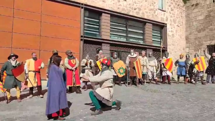 Pedida de mano en las Bodas de Isabel de Teruel