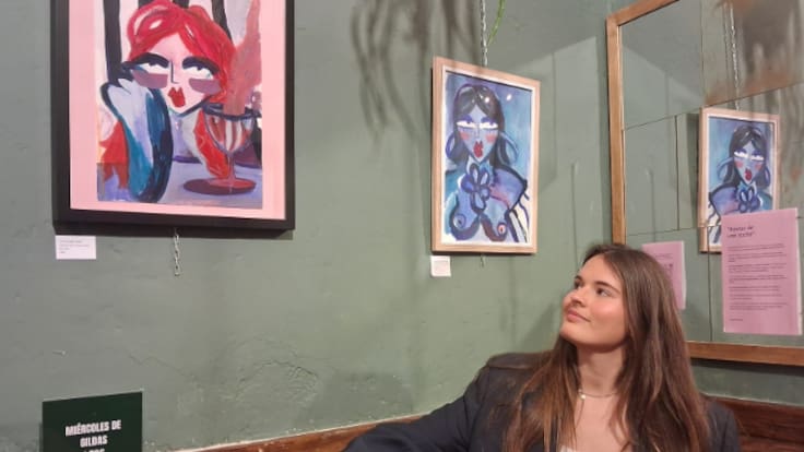 "Pinto mujeres libres, alejadas de las miradas de los otros"