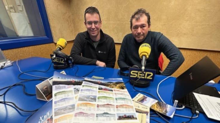 representantes de Los Javieres en Radio Huesca
