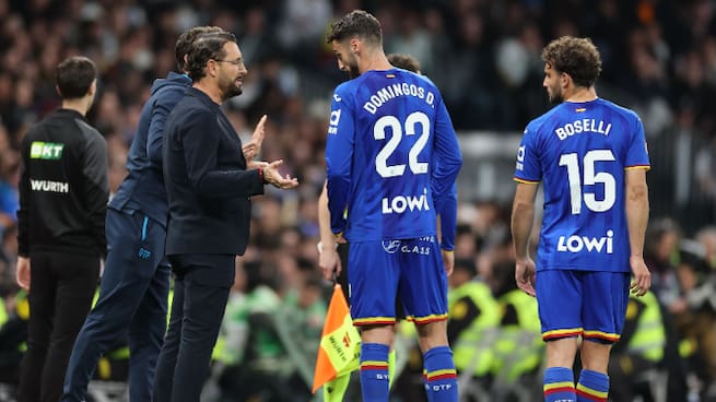 José Bordalás, tras el histórico triunfo del Getafe: "Es una de las victorias más importantes por todo lo que ha ocurrido a lo largo de la temporada"
