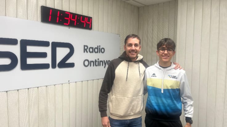 Jaume Gironés, subcampeón de España, y Joan Blasco visitan SER Deportivos Ontinyent– La Vall d’Albaida