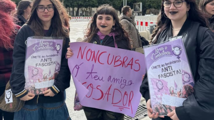 8M: Antía Sampedro, portavoz estudiantil