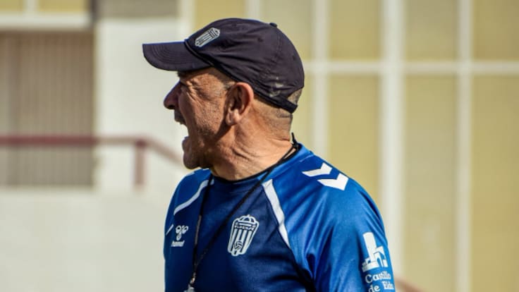 Claudio Barragán, Ent. del Eldense, antes de recibir al Nàstic de Tarragona
