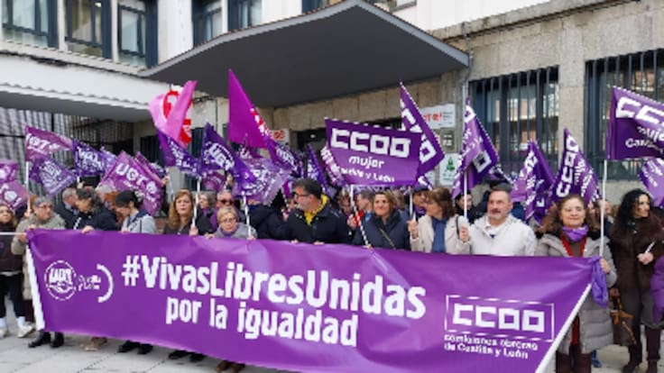 los sindicatos denuncian la brecha salarial en vísperas del 8-M