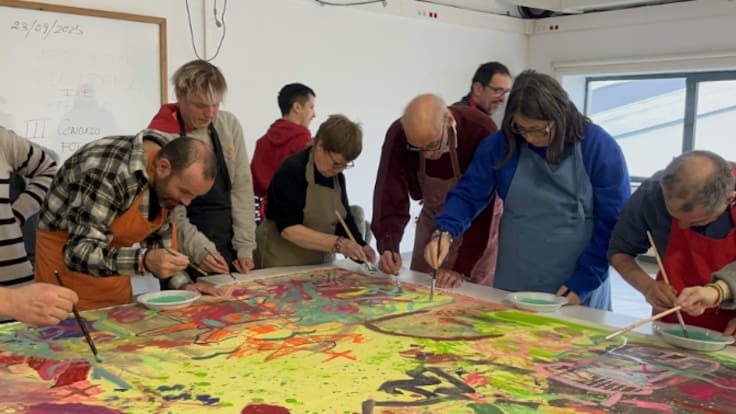 El proyecto de arte y transformación social Berde, mostrará en Europa las creaciones artísticas de las personas con diversidad funcional con las que trabaja.