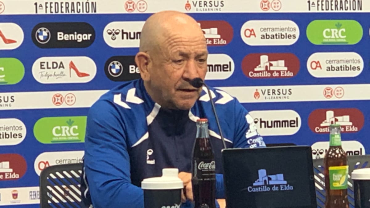 Claudio Barragán, Ent. del Eldense, antes de visitar al Atl. Sanluqueño