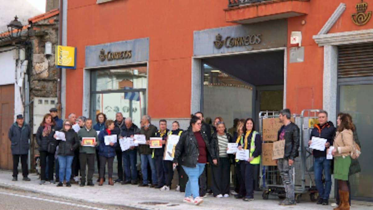 Los trabajadores de Correos denunncian la precariedad del servicio en Aliste