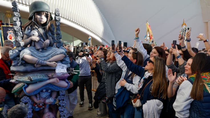 "La niña de la guerra", el ninot indultado de las fallas 2026