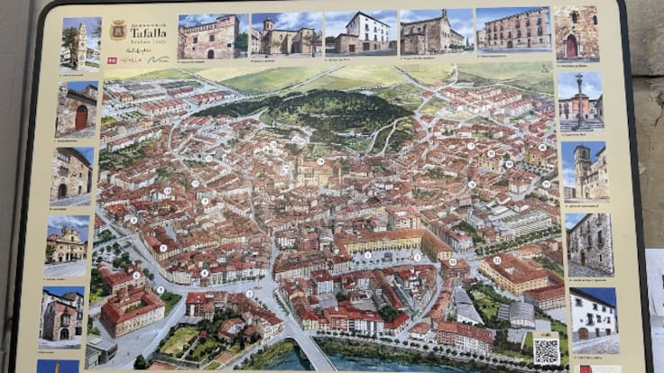 Paneles interpretativos del casco histórico de Tafalla
