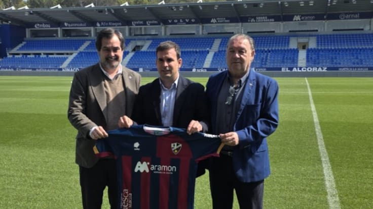 Javier Sanz da las primeras claves de su llegada a la dirección deportiva de la SD Huesca