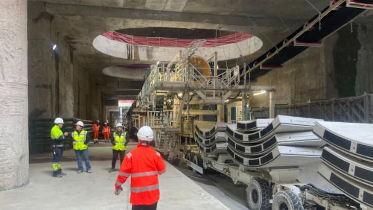 La tuneladora 'Mayrit' comienza a funcionar en la ampliación de la Línea 11 de Metro