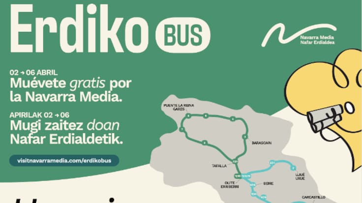 Autobús turístico gratis esta Semana Santa en la Navarra Media