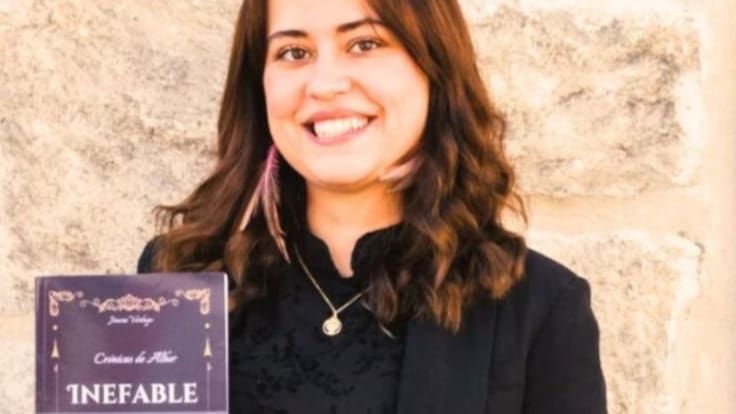 'Inefable', el primer libro de la escritora con raíces en Campaspero Jimena Verdugo