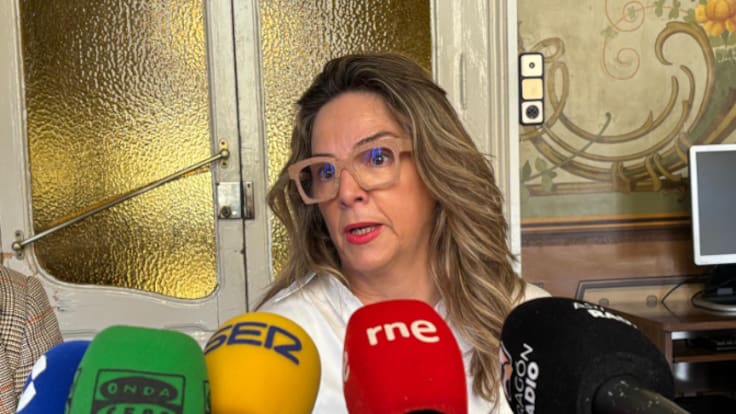 Susana Lacostena, presidenta de la Asociación de Comerciantes de Huesca