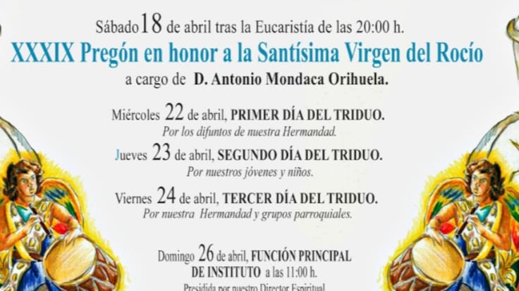 Pregonero de la Hermandad del Rocío de Algeciras