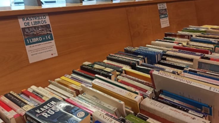 Alicia Rey habla del rastrillo de libros en las bibliotecas municipales