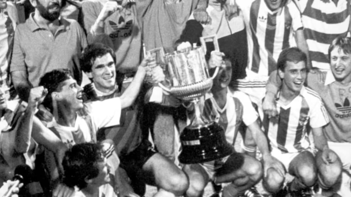 Górriz y López Ufarte, campeones de Copa del Rey con la Real Sociedad en 1987: "Como aquel año, firmamos llegar a penaltis y ganarla"