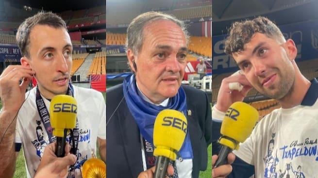 Los jugadores de la Real Sociedad celebran el título de Copa en Carrusel: "Yo me puedo morir ya"