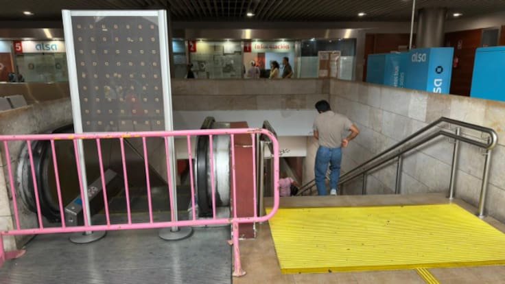 Las obras de la estación de autobuses de Toledo comenzarán por las escaleras mecánicas