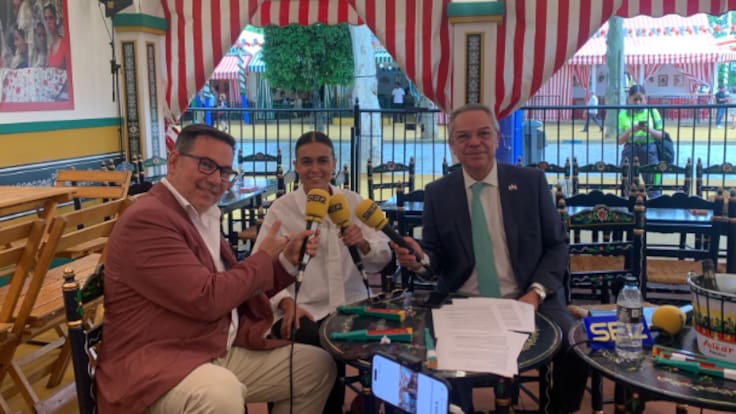 Marta Santos presenta en la Caseta de la SER de la Feria de Abril su sevillanas 'Verte en Abril'