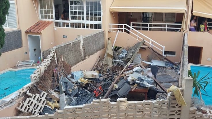 Los bomberos concluirán hoy los informes sobre el incendio en las VPO de Can Cantó