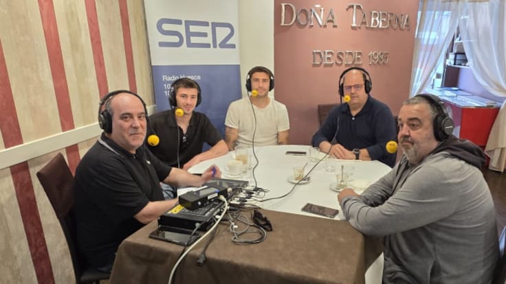 Encuentros Deportivos de Radio Huesca con Iñigo Piña y Jordi Martín, jugadores de la SD Huesca