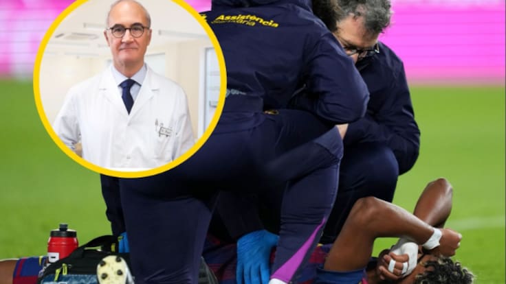 El doctor Ripoll estima el tiempo de baja de Lamine Yamal y avisa: "Existe un 30% de riesgo de recaída"