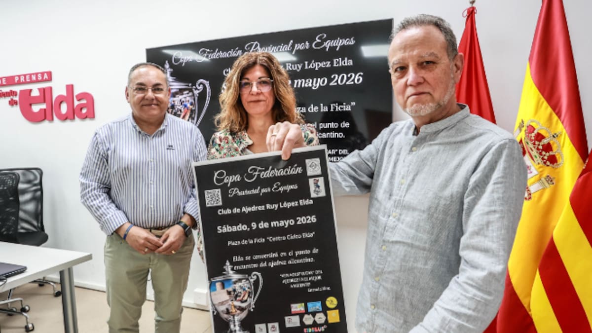 Presentación Campeonato Provincial de Ajedrez en Elda